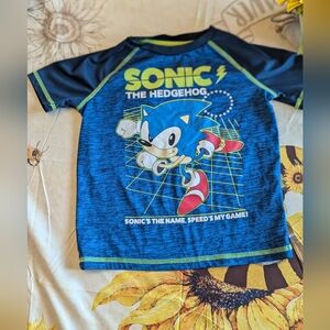 Jumping Beans Sonic The Hedgehog Dri Fit Tee/ Boy 5